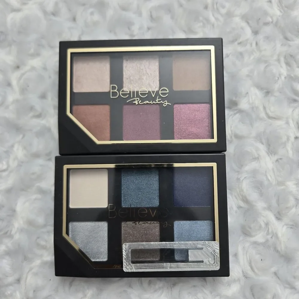 2x Believe Beauty Eyeshadow Palette (Sultry Sunset/In The Blue | 12 Shades)